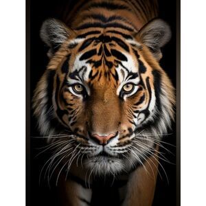Custom Fridge Magnet Tiger Portrait Home Kitchen Decor
